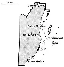 World Factbook (1990) Belize.jpg