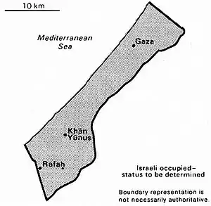 World Factbook (1990) Gaza Strip.jpg