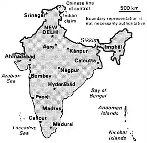 World Factbook (1990) India.jpg