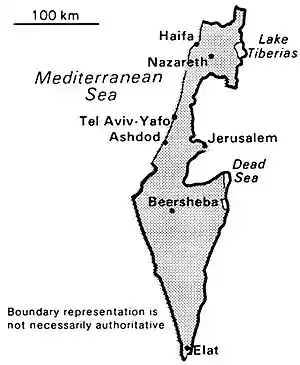 World Factbook (1990) Israel.jpg