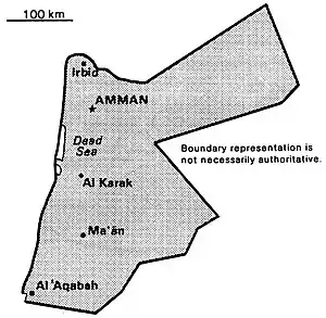 World Factbook (1990) Jordan.jpg