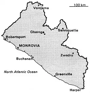 World Factbook (1990) Liberia.jpg