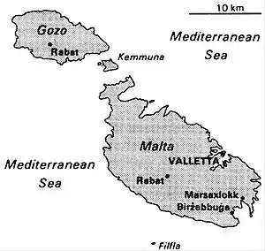 World Factbook (1990) Malta.jpg