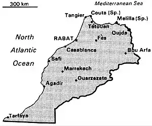 World Factbook (1990) Morocco.jpg