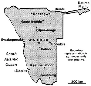 World Factbook (1990) Namibia.jpg