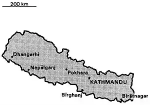 World Factbook (1990) Nepal.jpg