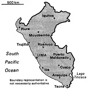 World Factbook (1990) Peru.jpg