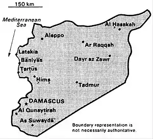 World Factbook (1990) Syria.jpg