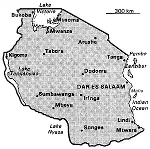 World Factbook (1990) Tanzania.jpg