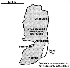 World Factbook (1990) West Bank.jpg