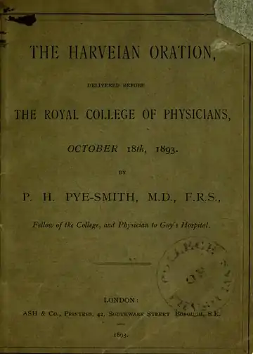 The Harveian oration, 1893.djvu