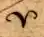 A glyph from ca. 1750