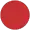 a circle of red